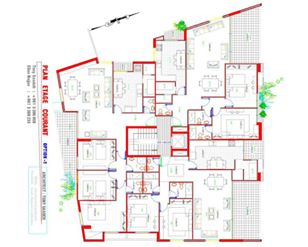 'Zouk Apartment Floor plan: Option 1 with balcony'