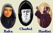 Saints from Lebanon - Rafca, Charbel, Hardini
